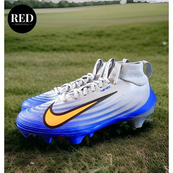 Nike Air Zoom Vapor Pro 1 Grey Blue Football Cleats FB3298 001 - Men\'s Size 8.5 main image 12